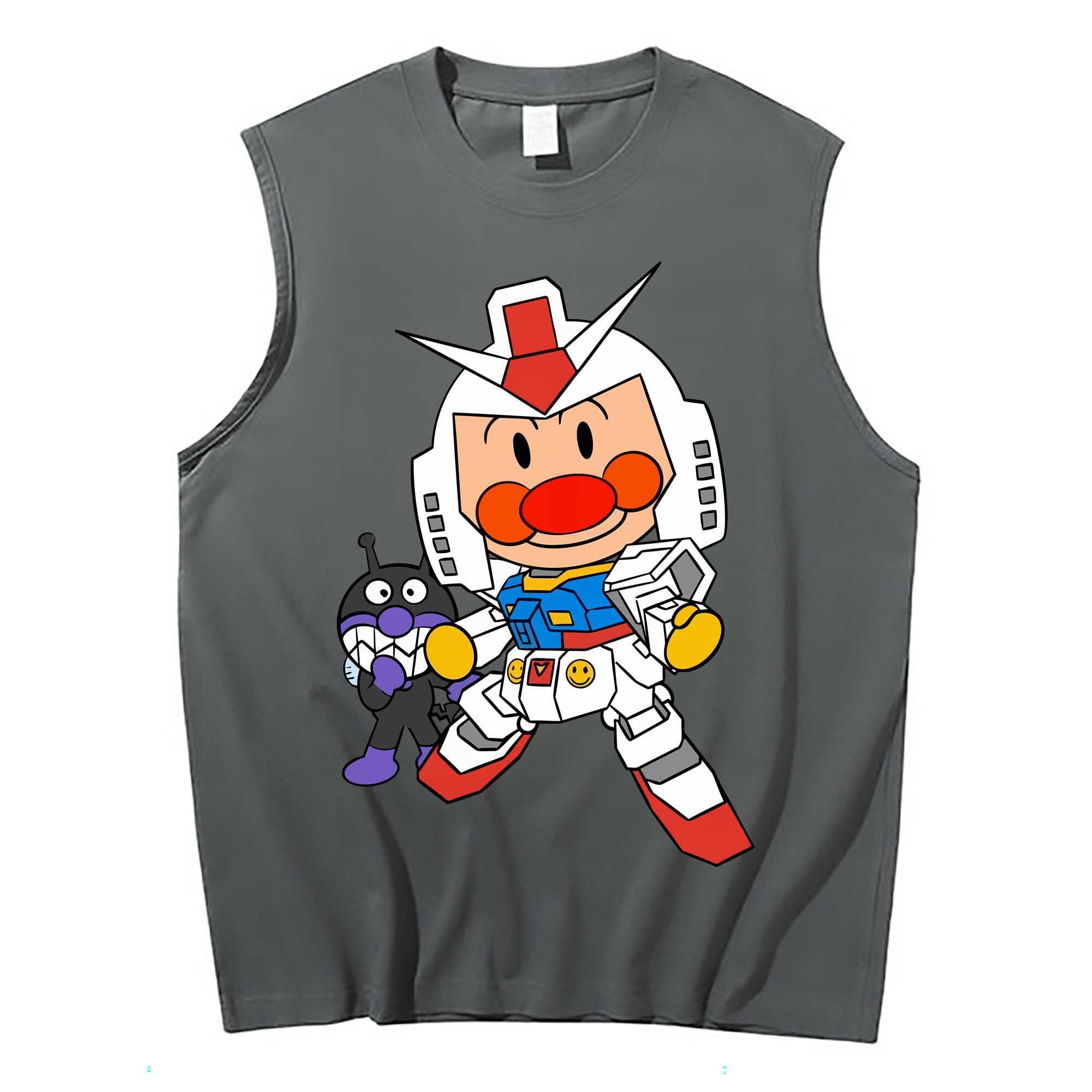 （画像用） アンパンマン Anpanman コットン100％タンクトップ（フロントプリント）